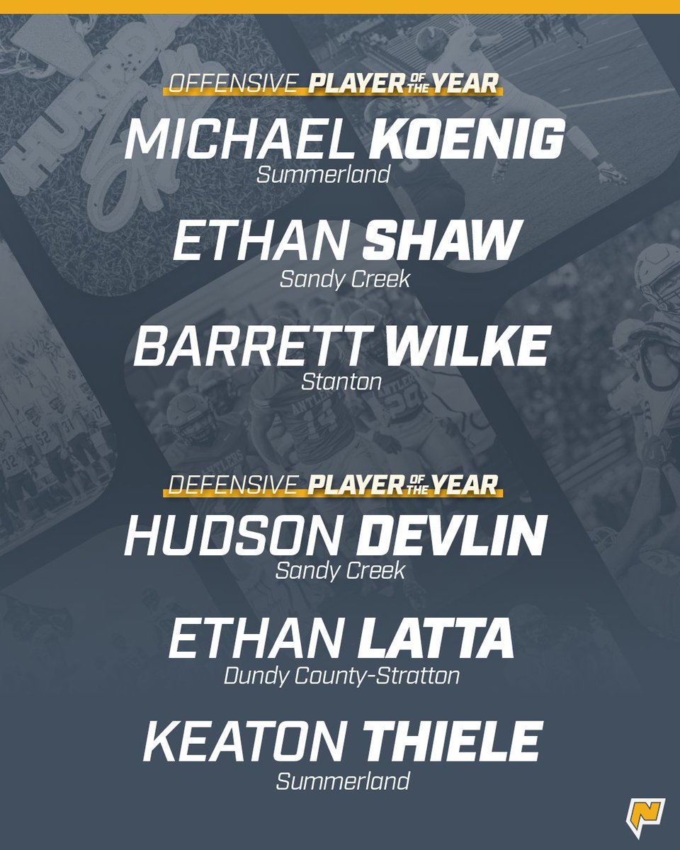 THEnebpreps's tweet image. Your finalists from Eight Man 1!

#nebpreps