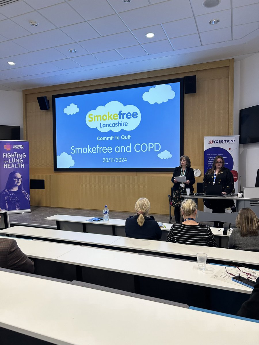 RespiratoryACP’s (@respacplth) on Twitter photo The final presentation of the evening was from our colleagues <a href="/SmokefreeLancs/">Smokefree Lancashire</a> who do some fantasic work to suport a reduction in tobacco and nicotine dependance. 🫁
Great to have them supporting #WorldCOPDDay The final presentation of the evening was from our colleagues <a href="/SmokefreeLancs/">Smokefree Lancashire</a> who do some fantasic work to suport a reduction in tobacco and nicotine dependance. 🫁
Great to have them supporting #WorldCOPDDay