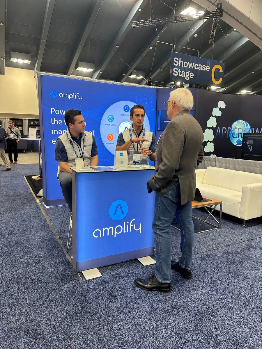 AmplifyPlatform's tweet photo. Live from San Francisco, the energy at #SchwabIMPACT is electric, with industry veterans in the financial services industry sharing game-changing insights.

Our team is enjoying sharing stories with old friends and making new connections. What’s been the most impactful part of IMPACT for you so far?

#FinancialAdvisors #WealthManagement #SchwabIMPACT2024 #Partnership