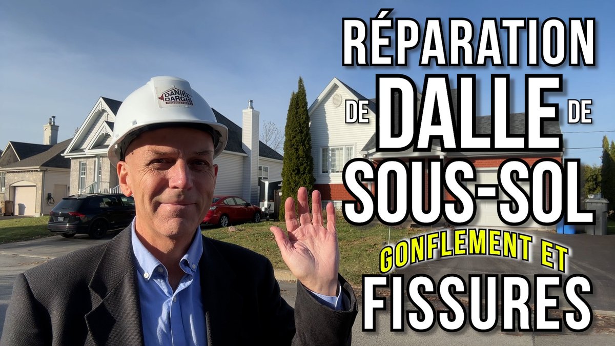 danieldargis's tweet photo. YouTube: https://t.co/3rQobiyFgD Réparation de dalle de sous-sol – gonflement et fissure – Daniel Dargis expert-conseil entrepreneur RBQ APCHQ https://t.co/V040YmMYrk