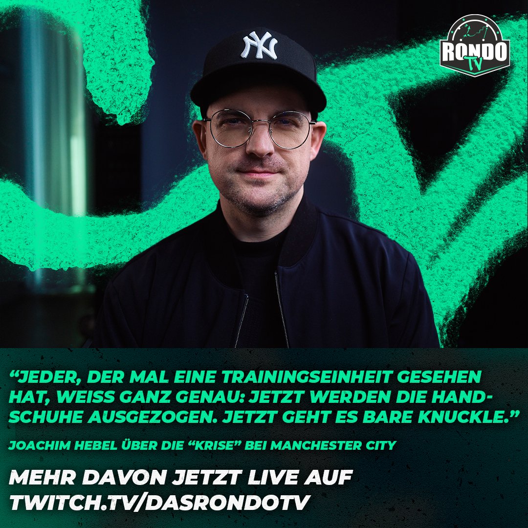 <a href="/JoachimHebel/">Joachim Hebel</a> sieht trotz der ausbleibenden Ergebnisse keine Krise bei Manchester City. ❌

Er glaubt eher, dass Pep Guardiola und sein Team jetzt erst recht attackieren werden. 💪

Was denkt Ihr? Kann City wieder Meister werden oder wird es dieses Jahr ein anderes Team? 🧐