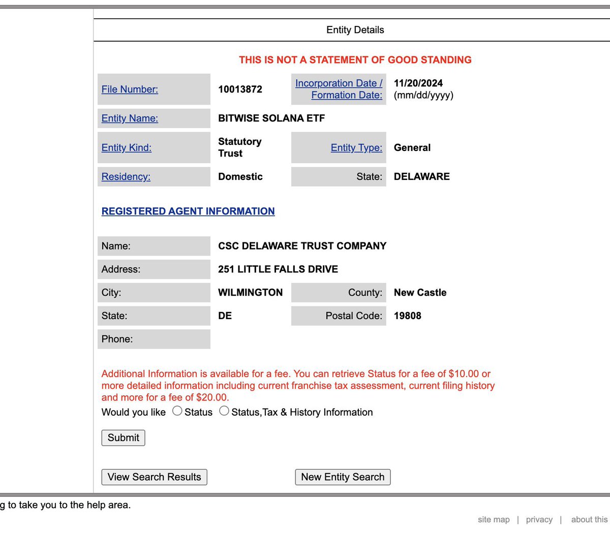 🚨BREAKING: <a href="/BitwiseInvest/">Bitwise</a> REGISTERS SOLANA ETF!!!!!🚨