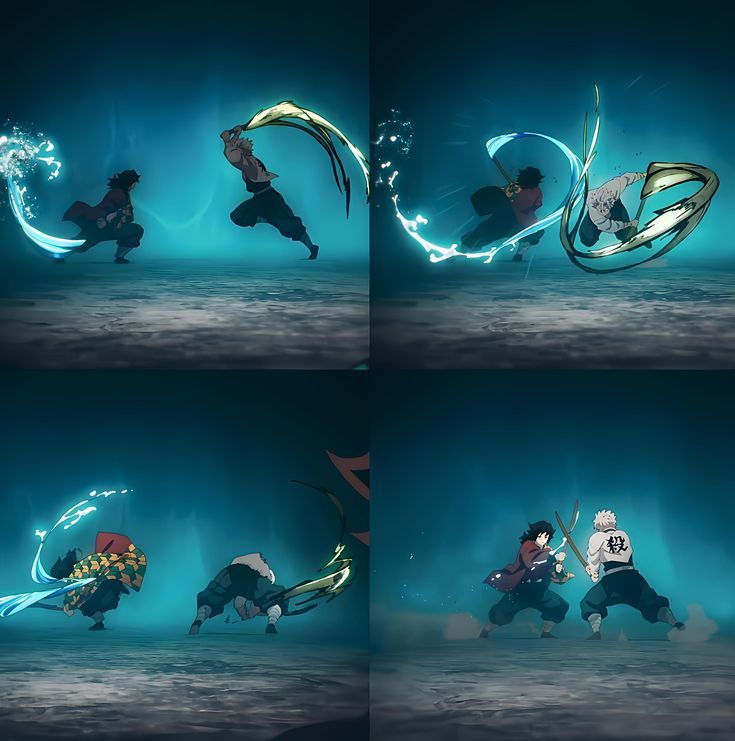 animeposts's tweet photo. GIYUU VS SANEMI https://t.co/Y7MGyrldgQ