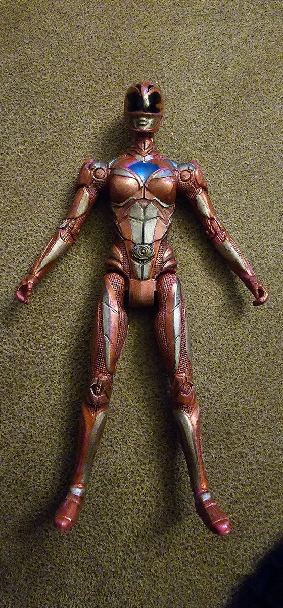 Did a little repaint of the boring #PowerRangers #pinkranger toy from the 2017 movie
