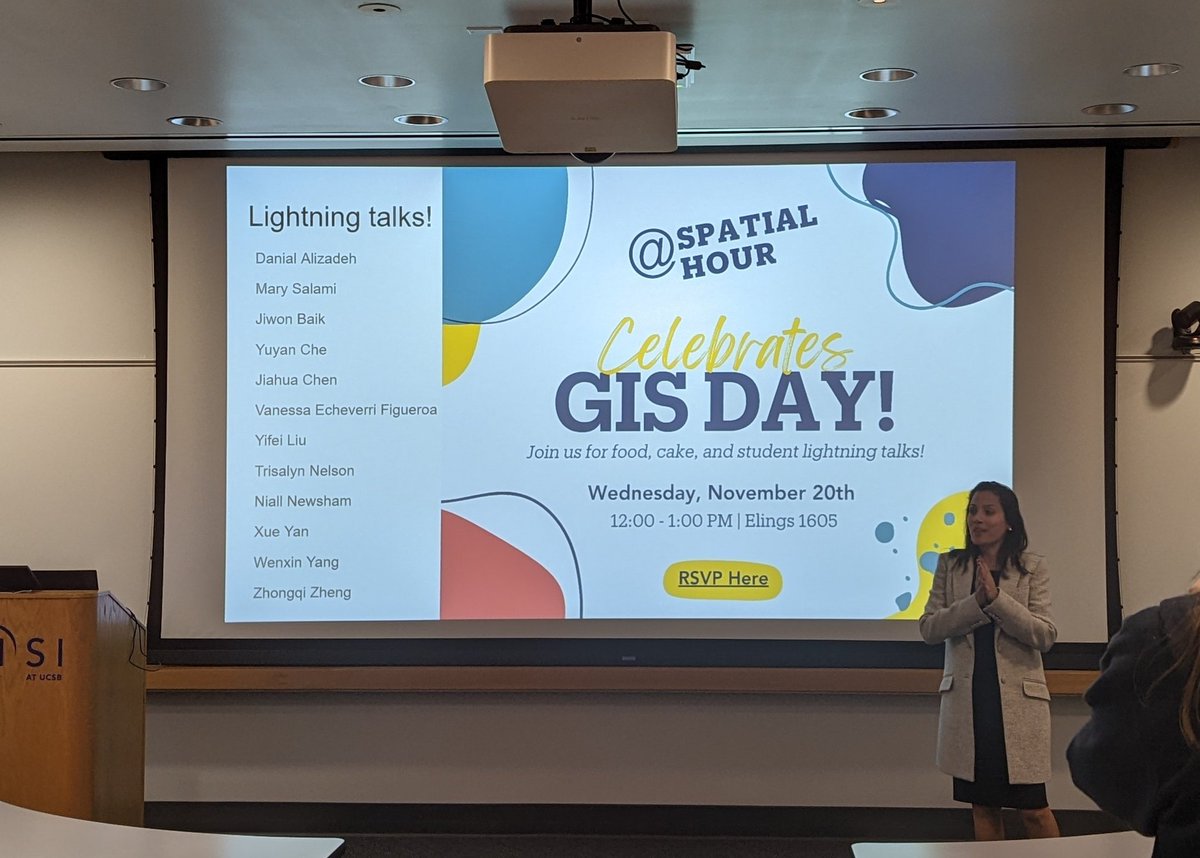 Niall Newsham (@nnewsh_) on Twitter photo Celebrating #GISDay2024 with a fun spatial hour featuring fellow members of <a href="/moveucsb/">MOVE Research Group</a> and <a href="/spatialUCSB/">spatial@ucsb</a> Celebrating #GISDay2024 with a fun spatial hour featuring fellow members of <a href="/moveucsb/">MOVE Research Group</a> and <a href="/spatialUCSB/">spatial@ucsb</a>