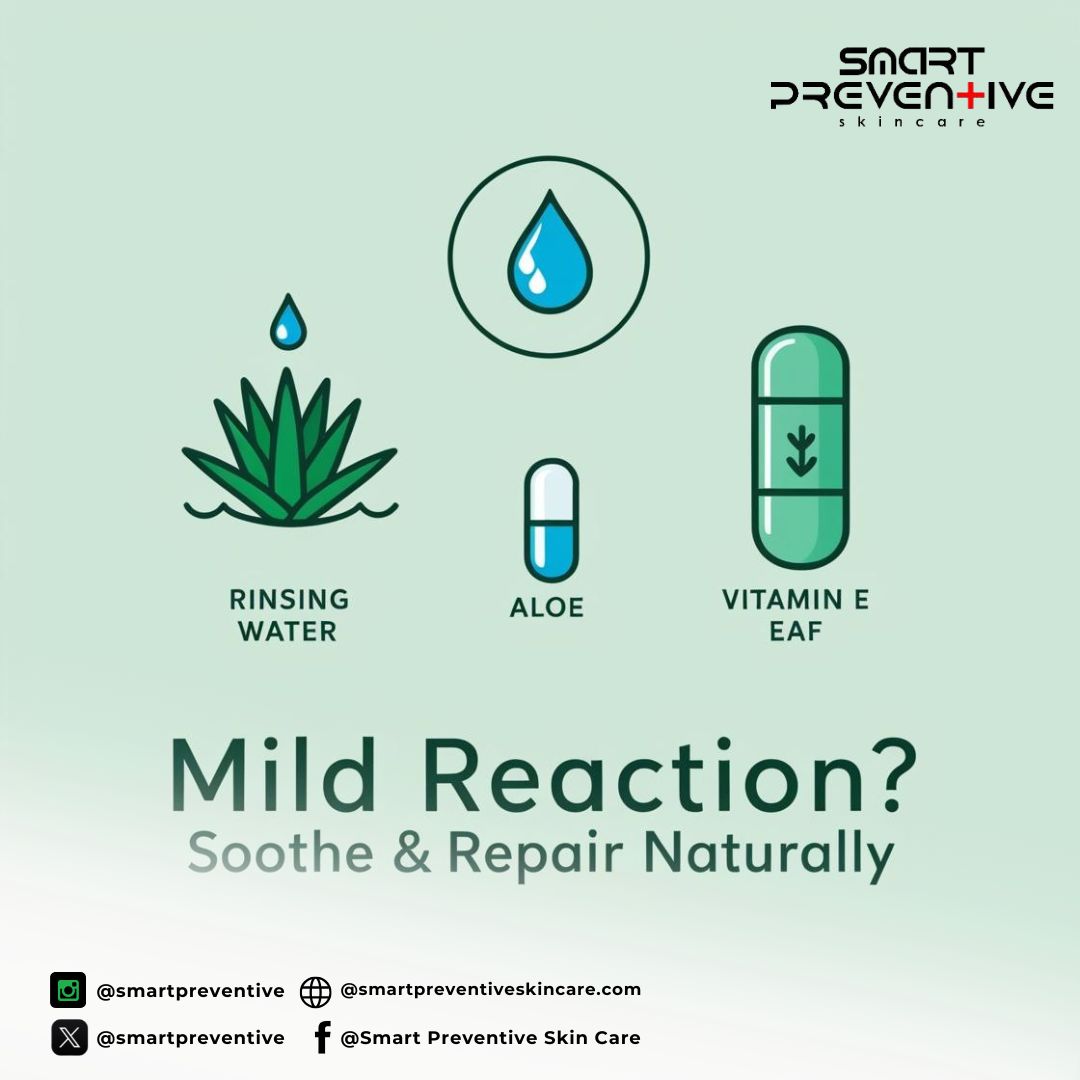SmartPreventive's tweet image. 🌟 Quick Skin Rescue Tips! 🌟
Ever had a face mask mishap? Here’s what to do:
🌸 Mild Reactions: Rinse, soothe with aloe vera gel, and repair with vitamin E.
❗️ Severe Reactions: Wash off ASAP, then see a dermatologist. Bring the product!
#SkincareTips #FaceMaskFails #SPSC