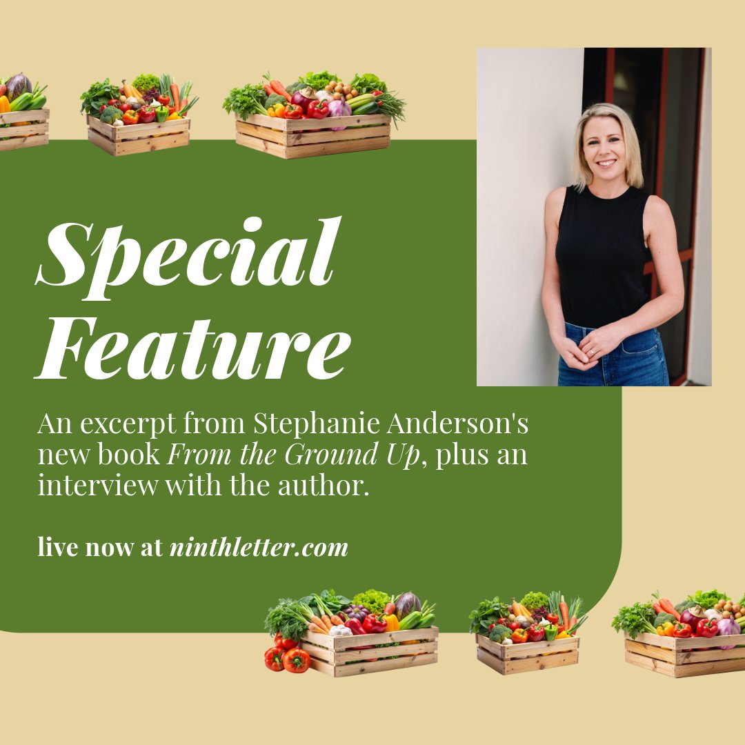 Happy pub day to Stephanie Anderson for her new book FROM THE GROUND UP (<a href="/thenewpress/">The New Press</a>)! Check out an excerpt plus an enlightening interview with the author at ninthletter.com. Link in bio. Photo: NKB Photo
