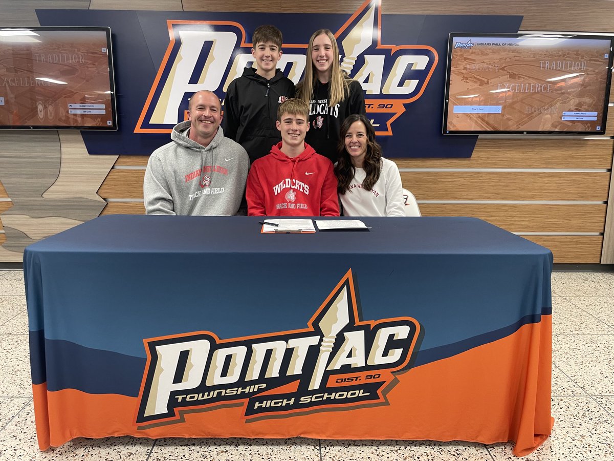 Jake Dewald is headed to Indiana Wesleyan! He just signed his letter of intent to run track &amp; field for the Wildcats! Congratulations, Jake! PTHS is very proud of you! #IndianPride