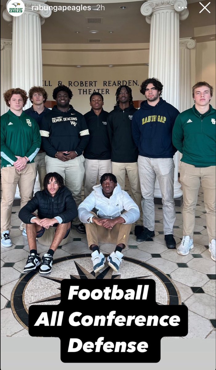 Honored to be selected DL All-Conference First Team!! Glad to be part of this crew