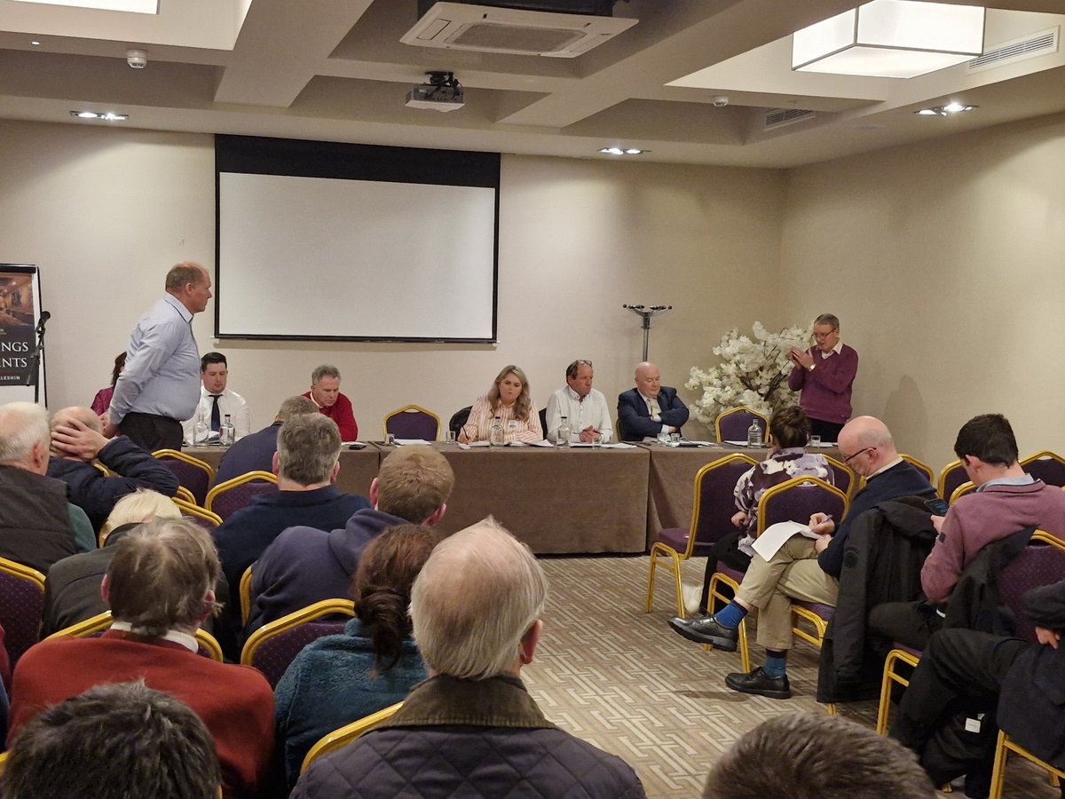 Laois IFA @ifamedia hosting election candidates on CAP ,Environmental restrictions, derogation, and many other issues