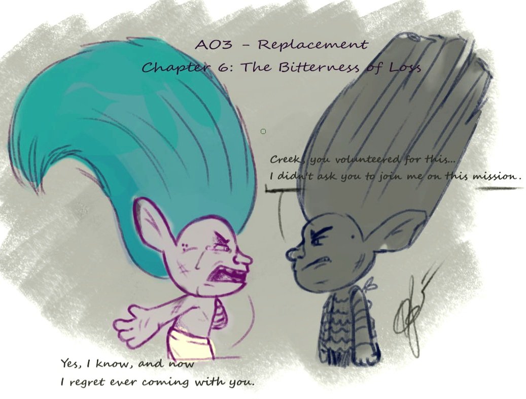AlexGrin (Au Kymantime) on X: Maybe Ill make a couple more sketches based  on this fanfic) AO3 - Replacement breek branch creek trolls TROLLSTWT  DreamWorksTrolls Dreamworks t.coc4kV5GpHKg  X