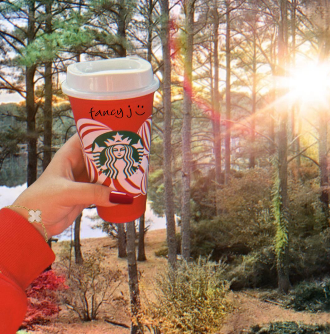 I ran to get my <a href="/Starbucks/">Starbucks</a> cup!