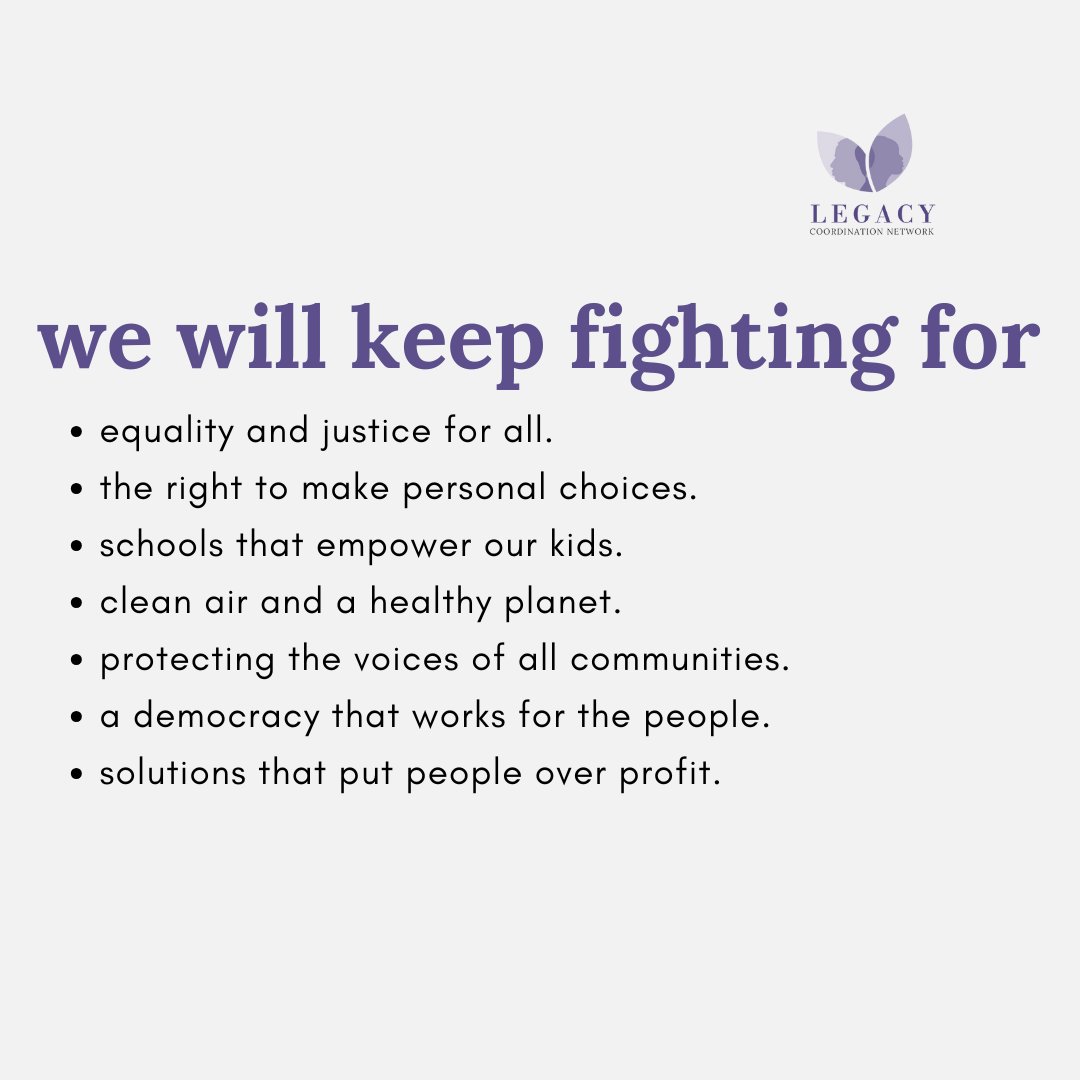 Together, we can create a brighter future where everyone thrives! Let's unite for an economy that serves all individuals, champions reproductive freedom, invests in strong schools, and ensures safe communities. We must fight for environmental justice, fair wages, and healthcare