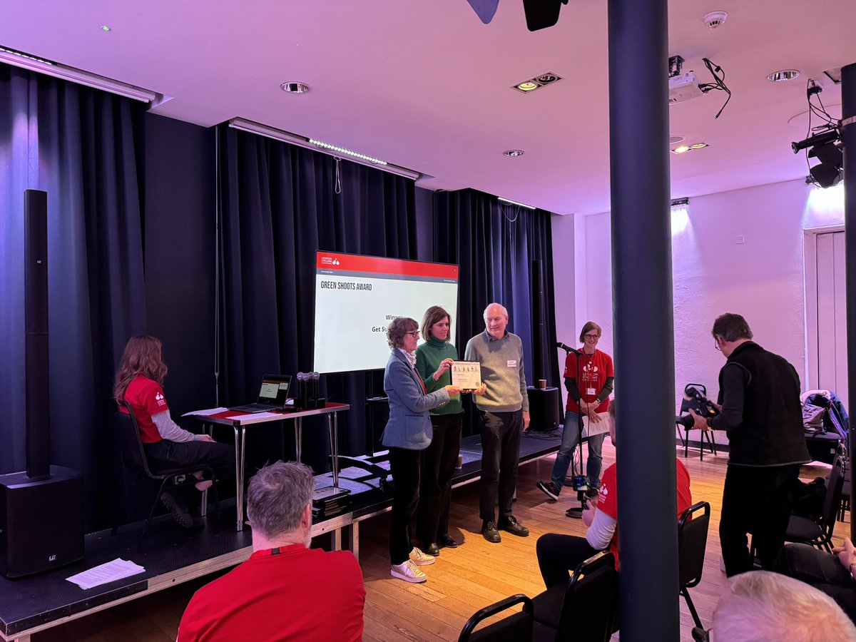 Charles Martin (@chasinzone5) on Twitter photo Congratulations <a href="/cyclinginsutton/">Get Sutton Cycling</a> on receiving the ‘Green Shoots Award’ this evening at the <a href="/London_Cycling/">London Cycling Campaign</a> AGM and Awards Ceremony!
(Also kudos to <a href="/southwarkcycle/">Southwark Cyclists</a> (along with <a href="/GreenwichCycle/">Greenwich Cyclists</a> <a href="/lewicyclists/">Lewisham Cyclists</a>) as joint winners of the ‘Excellent Event Award’). Congratulations <a href="/cyclinginsutton/">Get Sutton Cycling</a> on receiving the ‘Green Shoots Award’ this evening at the <a href="/London_Cycling/">London Cycling Campaign</a> AGM and Awards Ceremony!
(Also kudos to <a href="/southwarkcycle/">Southwark Cyclists</a> (along with <a href="/GreenwichCycle/">Greenwich Cyclists</a> <a href="/lewicyclists/">Lewisham Cyclists</a>) as joint winners of the ‘Excellent Event Award’).