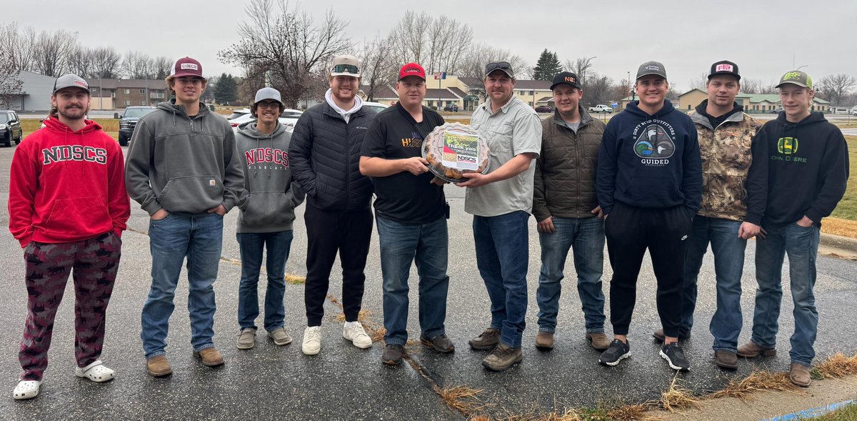 Our students expressed their appreciation of Wilken County Soil Conservation who shared their no-till drill with our department to be used at the NDSCS Kosel Family Agriculture Land Lab.  We appreciate your support!