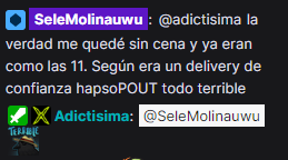 u_sele's tweet photo. El señor Focus alias señor viejito terrible nos confirma una vez mas que es un cuervito chismoso con el chat 💨
Solo comenté que se comieron todo mi pedido :c y no pude cenar por eso y tuve que reclamar #MeQuedéSinCenita https://t.co/i1cyX1wmxx