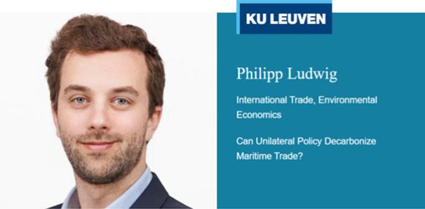 In this thread, #EconJobMarket candidate Philipp Ludwig presents his job market paper, 'Can Unilateral Policy Decarbonize Maritime Trade?'

Learn more about Philipp and the <a href="/KU_Leuven/">KU Leuven</a>
job market candidates at feb.kuleuven.be/jobmarket.