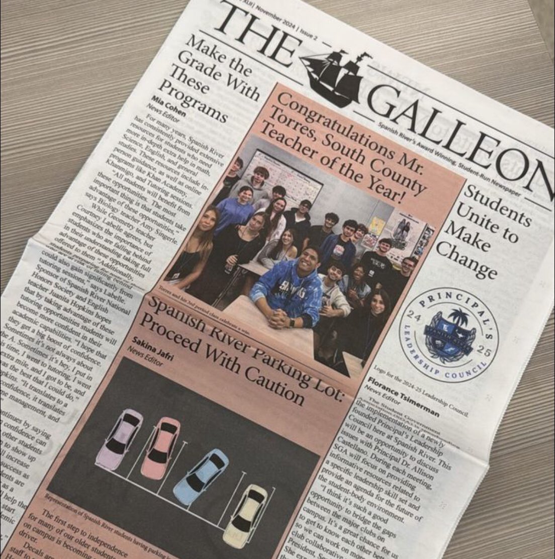 Galleon News (@the_galleon) on Twitter photo Issue 2 has been delivered. We hope you enjoy our special holiday edition filled with tips to make this the best Winter Break ever. <a href="/LWilsonMedia/">LwilsonSRHSMedia</a> <a href="/RiverPTSA/">SpanishRiverPTSA</a> @<a href="/SharksSrhs/">@SRHS_Sharks</a> <a href="/SuarezSRHScoach/">Christopher Suarez</a> <a href="/annsaakian/">Anna Saakian SRHS ART</a> <a href="/river_theatre/">SRHS Theatre</a> Issue 2 has been delivered. We hope you enjoy our special holiday edition filled with tips to make this the best Winter Break ever. <a href="/LWilsonMedia/">LwilsonSRHSMedia</a> <a href="/RiverPTSA/">SpanishRiverPTSA</a> @<a href="/SharksSrhs/">@SRHS_Sharks</a> <a href="/SuarezSRHScoach/">Christopher Suarez</a> <a href="/annsaakian/">Anna Saakian SRHS ART</a> <a href="/river_theatre/">SRHS Theatre</a>