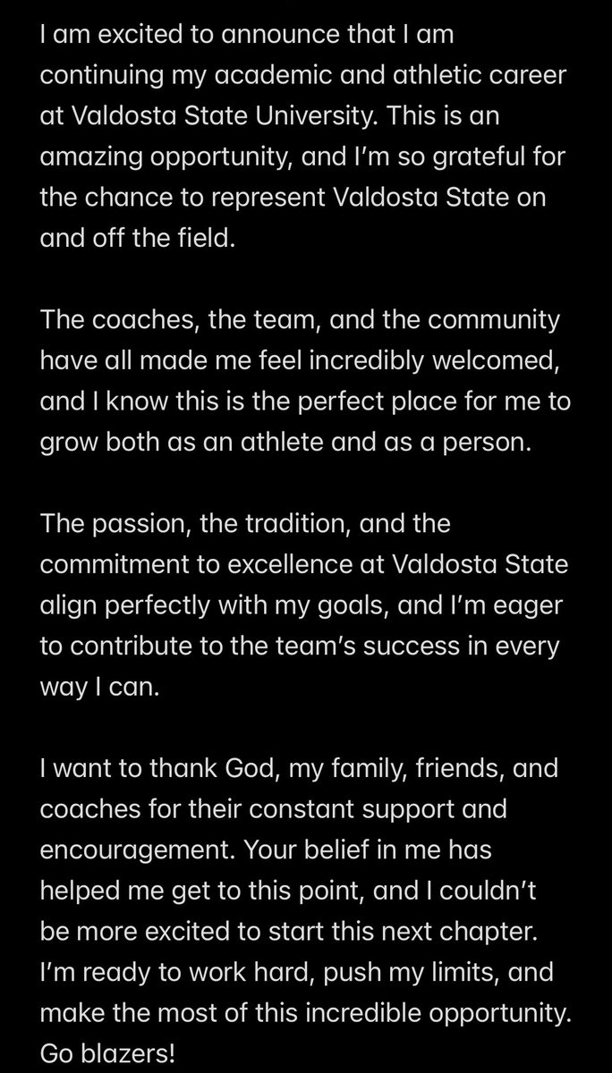 So excited to start this next chapter in my career!! @VStateSoftball <a href="/29maddog/">Thomas Macera</a> <a href="/T_Batts3/">Terry Batts</a> <a href="/NationalsCC/">Nationals Fastpitch Team</a> <a href="/tt_elizabeth03/">Tianna</a>