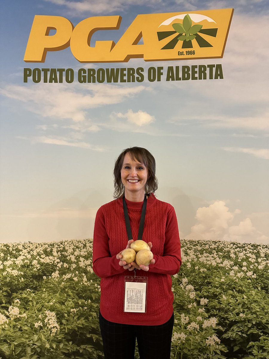 ⁦<a href="/2020SeedLabs/">20/20 Seed Labs Inc.</a>⁩ We’re at PGA conference celebrating our CFIA accreditation for potato testing in Nisku AB. Thank you to our molecular research and development Mgr., molecular laboratory lead and tech team. Another accreditation supporting industry needs.#neverstopgrowing