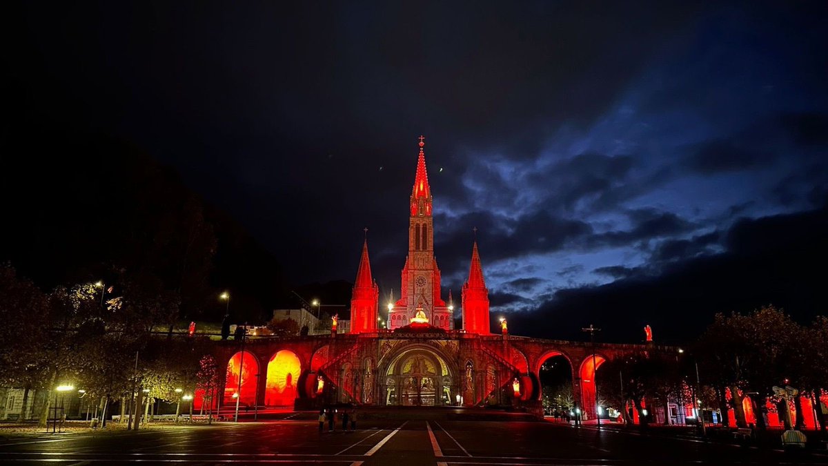 viachrist_'s tweet image. Ce soir, les églises de France ont été illuminées en rouge pour sensibiliser sur la cause des chrétiens persécutés.

La cathédrale Notre-Dame de Paris, la basilique du Sacré-Cœur, le sanctuaire de Lourdes…

Prions pour nos frères et sœurs persécutées !