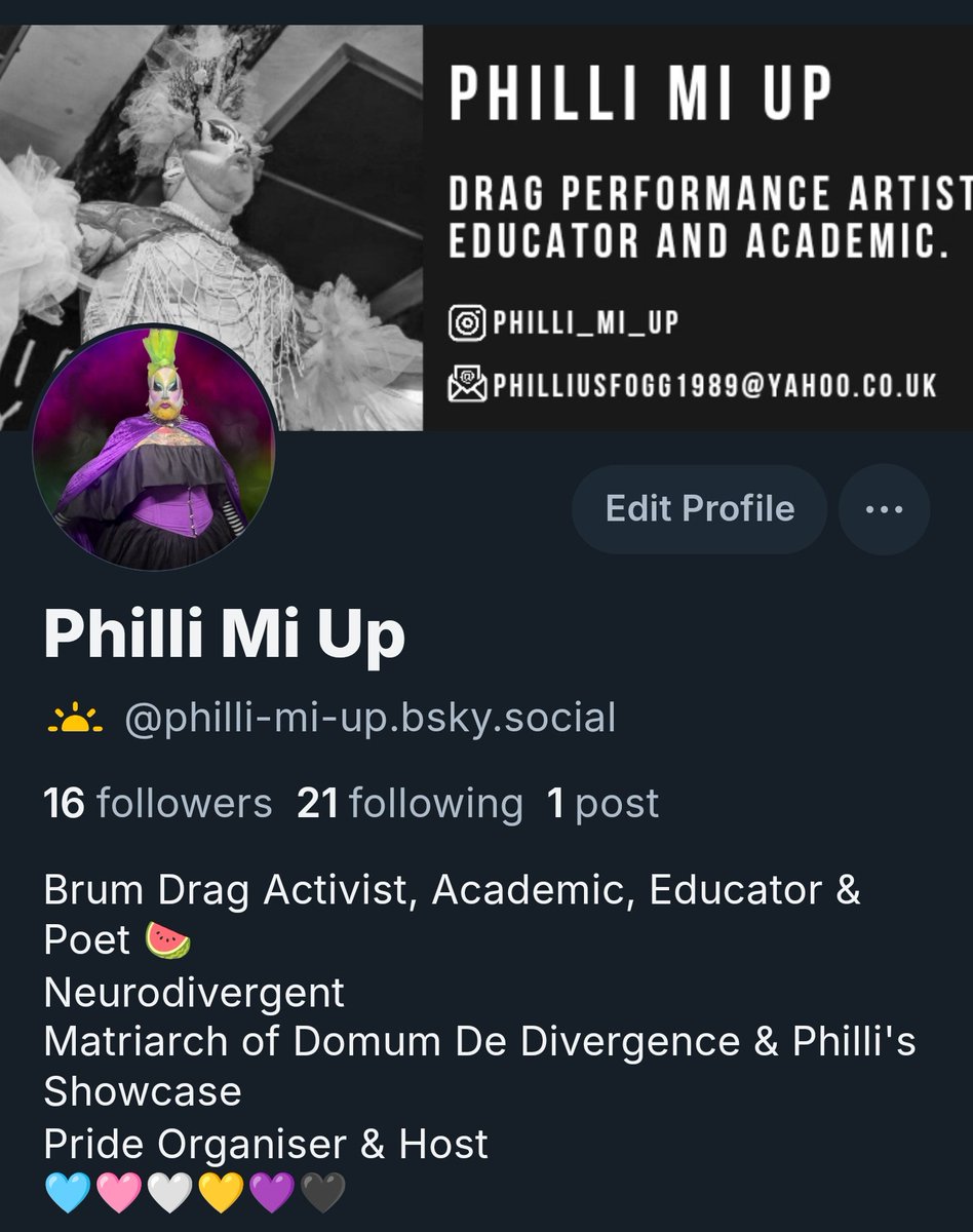Phil Harper (Philli Mi Up) 🏳️‍🌈🏳️‍⚧️ They/Them tweet media