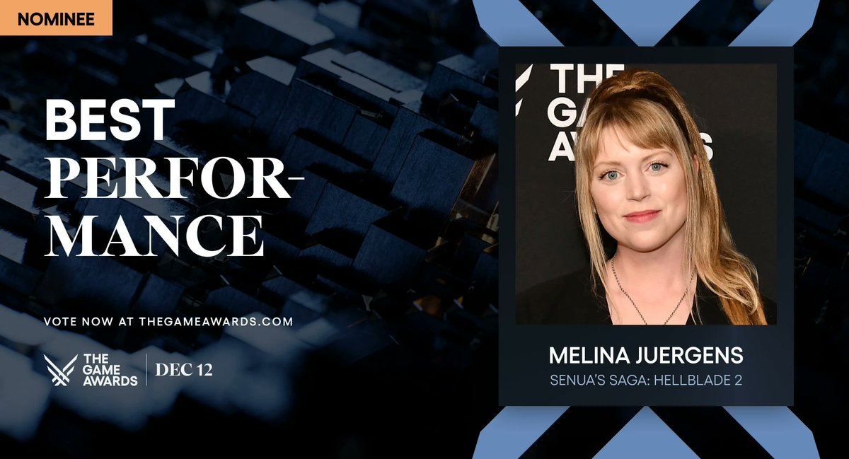 nico_barbery's tweet photo. I just cast my VOTE for MELINA JUERGENS. Who will you vote for? #TheGameAwards @TheGameAwards https://t.co/QX7QVknH63 https://t.co/jjuqSv1NLL