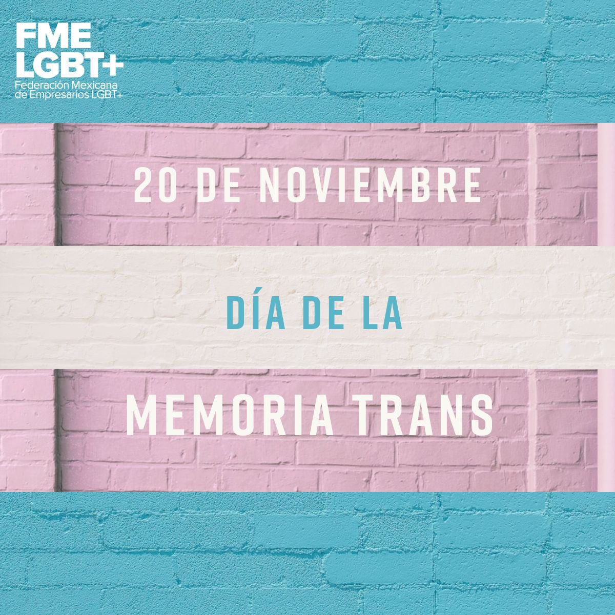 🕯️ Día de la Memoria Trans 🏳️‍⚧️

Hoy recordamos a las personas trans que perdieron la vida por la violencia y discriminación, honrando su memoria y llamando a la empatía y acción por una sociedad inclusiva y segura.

🌸 Recuerda. Reflexiona. Actúa.
#DíaDeLaMemoriaTrans #Inclusión