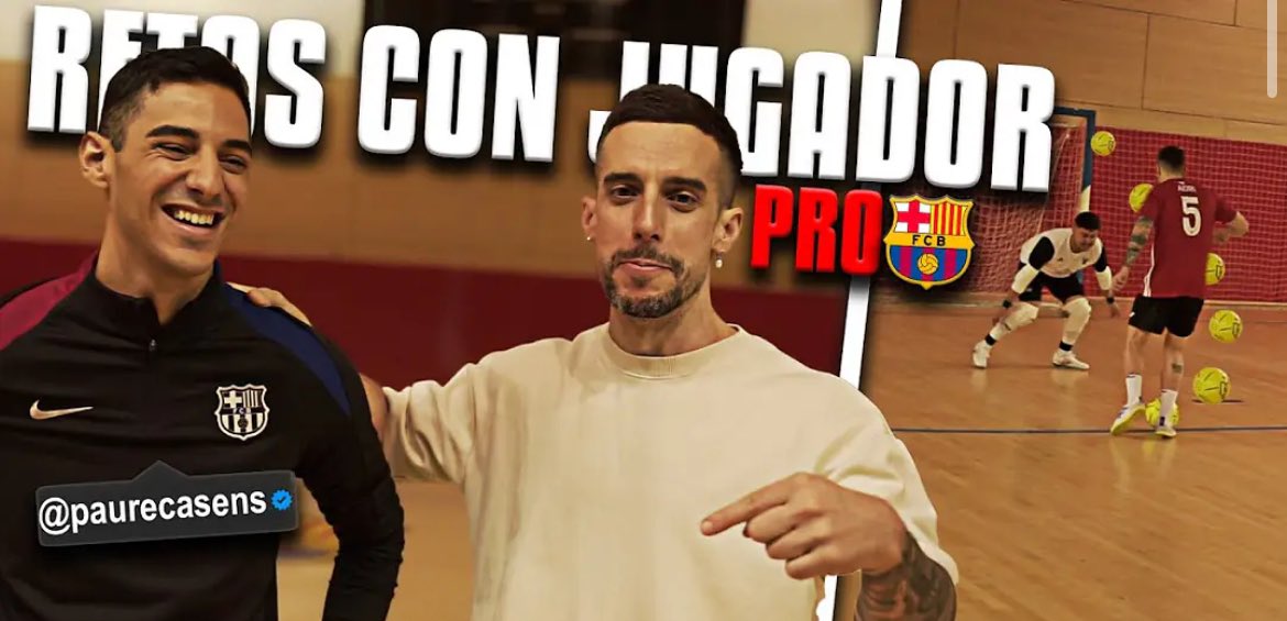 Más Que Pelotas ® (@mas_que_pelotas) on Twitter photo 🤹 Retos de fútbol sala con <a href="/PauRecasens/">Pau Recasens</a> (jugador del #FCBarcelona)
🔴 YA DISPONIBLE: youtu.be/7oHzGacvukg?si… 🤹 Retos de fútbol sala con <a href="/PauRecasens/">Pau Recasens</a> (jugador del #FCBarcelona)
🔴 YA DISPONIBLE: youtu.be/7oHzGacvukg?si…
