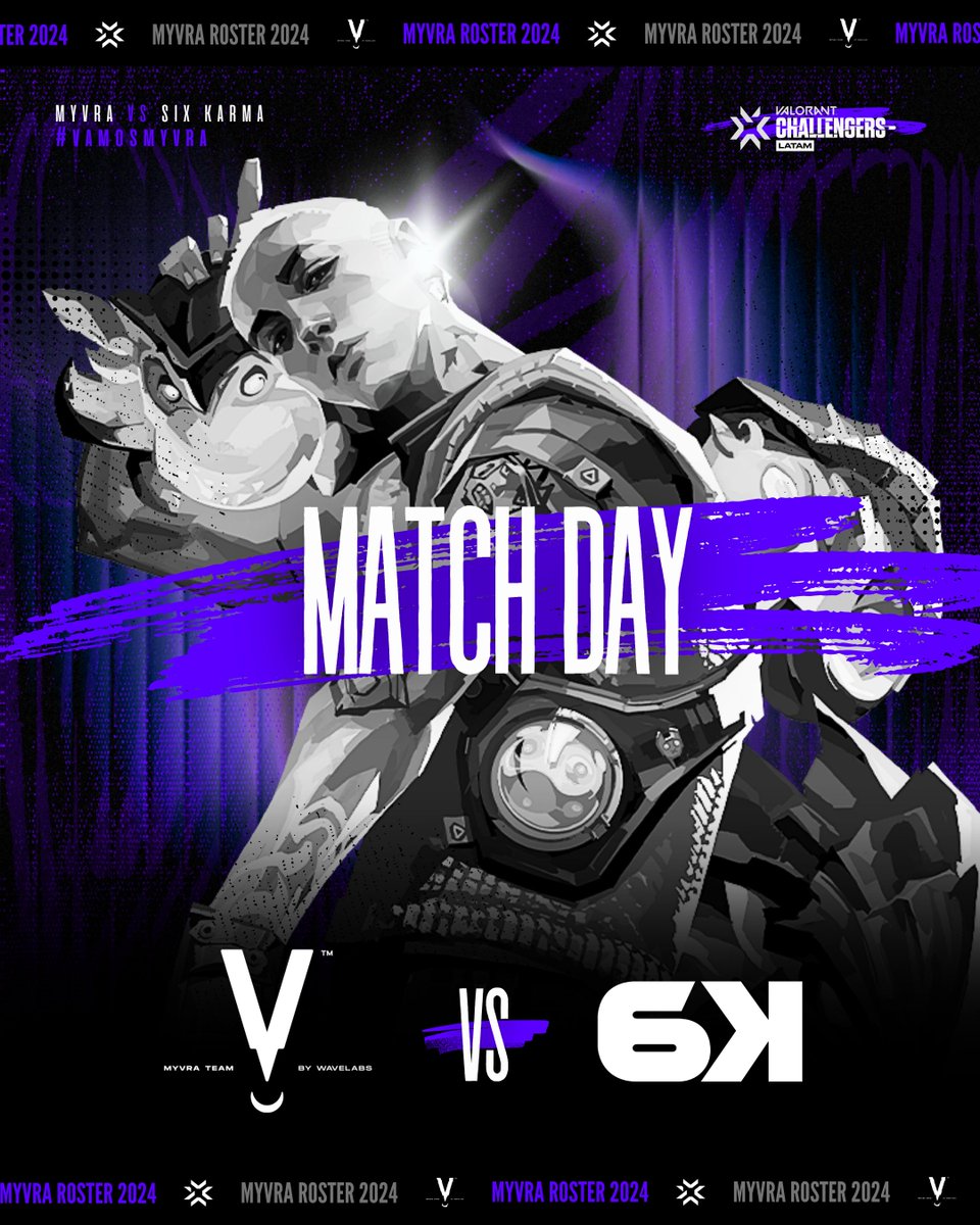¡No se pierdan nuestro primer día en la #VCL Latam Norte! 🔥
La cita es a las 6-7 PM (MX) por el canal de twitch.tv/valorant_la
¡Apoyando al team mexa con todo! 🇲🇽
#SomosMYVRA #VamosMYVRA