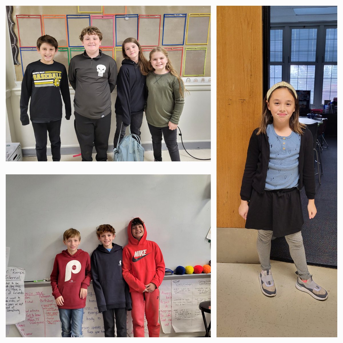 For "Future Teachers of America" Day 5th graders participated in an underground spirit day and dressed as the fifth grade homeroom teachers.