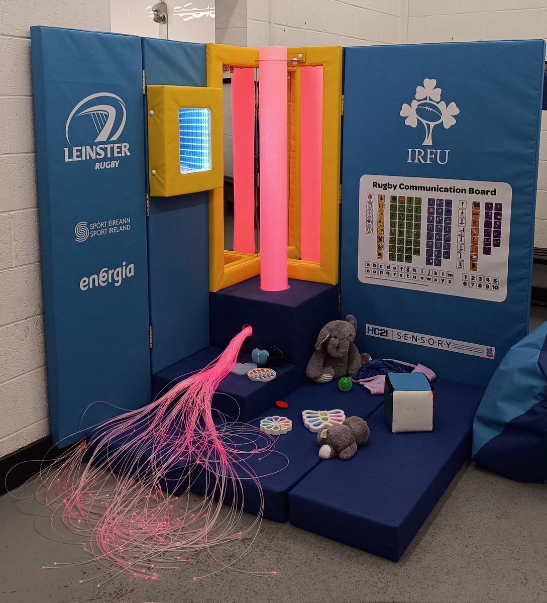 Fantastic to be in <a href="/terenurerugby/">Terenure College RFC</a> for the launch of autism friendly Terenure, with <a href="/AsIAmIreland/">AsIAm</a> <a href="/involve_d6_d6w/">Involve Autism: D6/D6W & Surrounds.</a> . So much inspiring work being done and great  to be able to showcase our mobile sensory room. <a href="/dccsportsrec/">Dublin City Sport & Wellbeing Partnership</a> <a href="/dccsportsrec/">Dublin City Sport & Wellbeing Partnership</a> #fromthegroundup