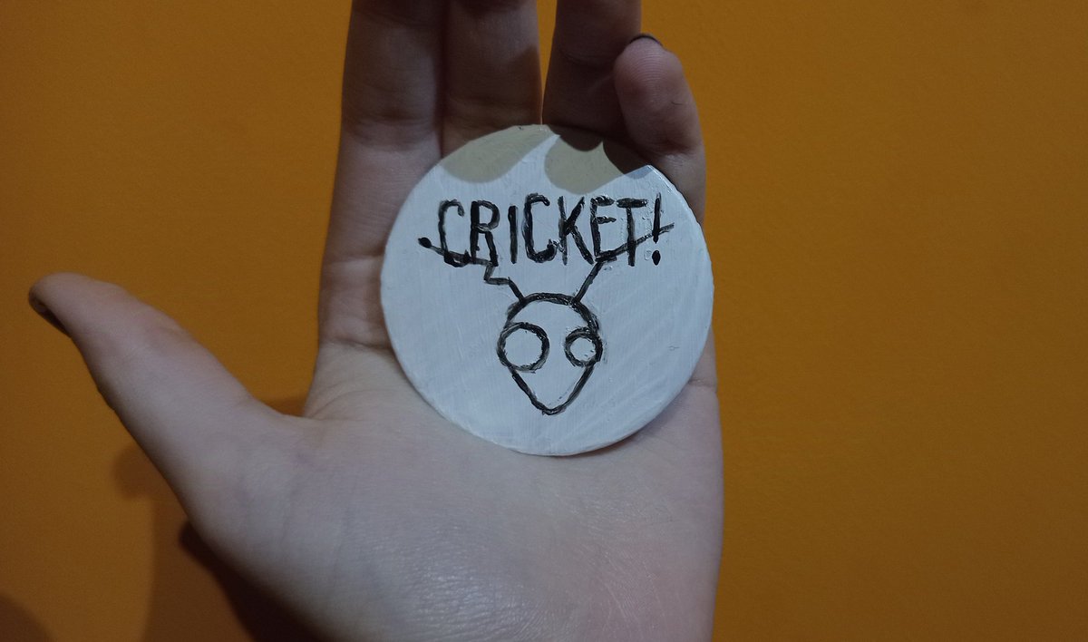 Vester_x1's tweet photo. I'm gonna use this as an excuse to finally say thank you. Thank you for helping me through rough times with your music, mr Cricket @CricketTheGuy https://t.co/mhIneJOpNG