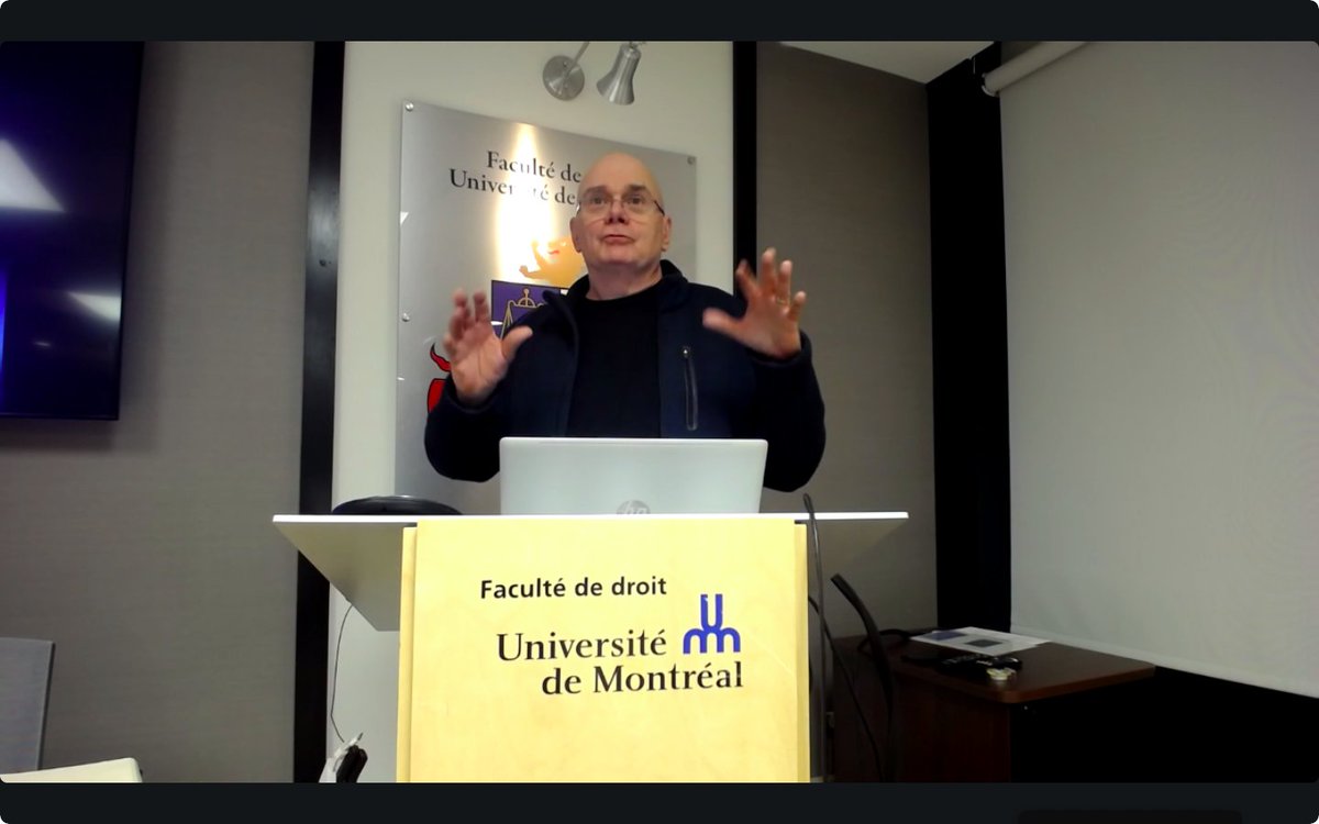 CRDP (@crdp_udem) on Twitter photo 📢La suite des travaux de Bernard Benoist : la recherche en droit de l’information et de la communication au CRDP 1960-2024.
🗣️<a href="/pierretrudel/">Pierre Trudel</a> 📢La suite des travaux de Bernard Benoist : la recherche en droit de l’information et de la communication au CRDP 1960-2024.
🗣️<a href="/pierretrudel/">Pierre Trudel</a>