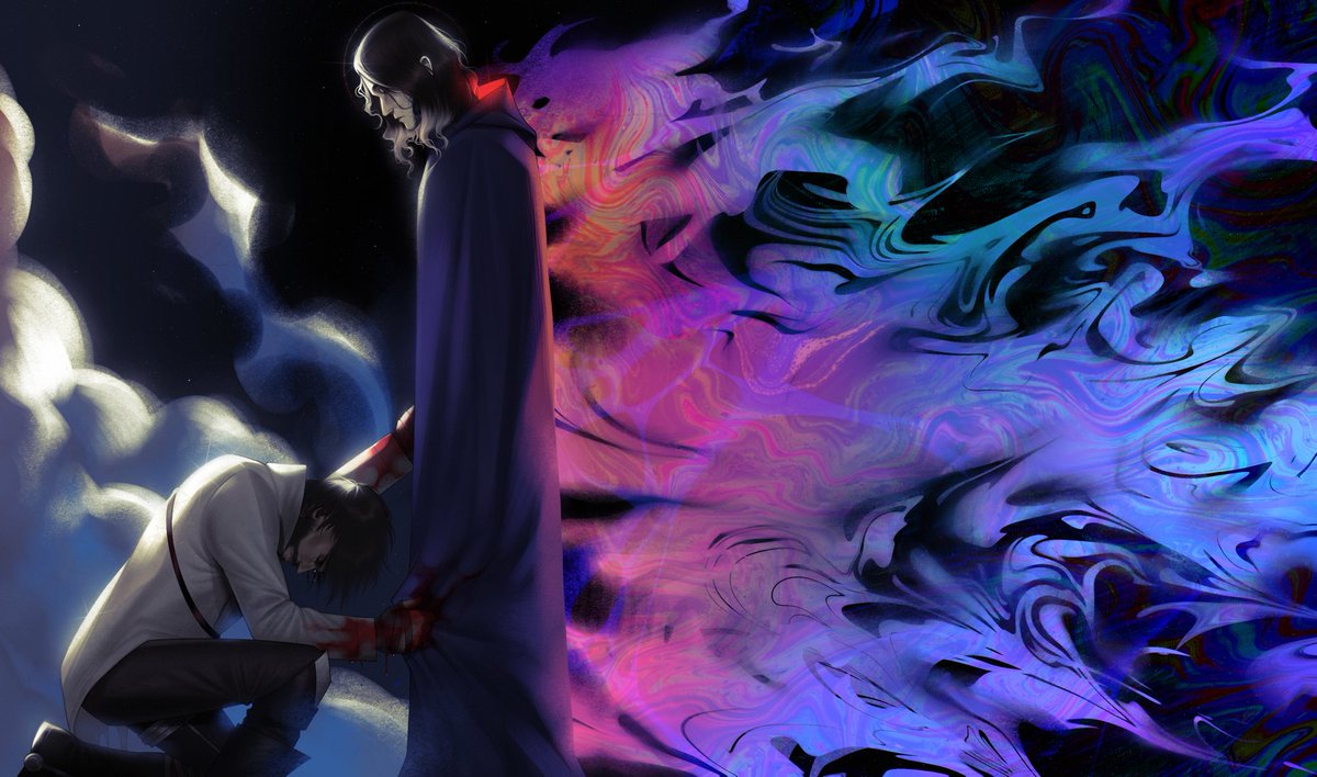 atosaido's tweet photo. “You have to destroy it.” 
“I know.”

#arcane #ArcaneArt #Arcane #ArcaneSeason2 #viktor #jayce #art #fanart https://t.co/hSLnnbIvUV