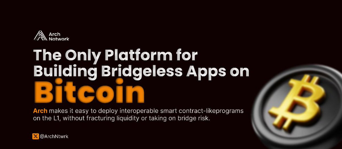 Assurancekeenth's tweet image. Introducing @ArchNtwrk A game-changing parallel execution layer for #Bitcoin. #Archnetwork enables developers to build Turing-complete smart applications on the Bitcoin base layer without altering Bitcoin itself. Here’s how it works: 👇