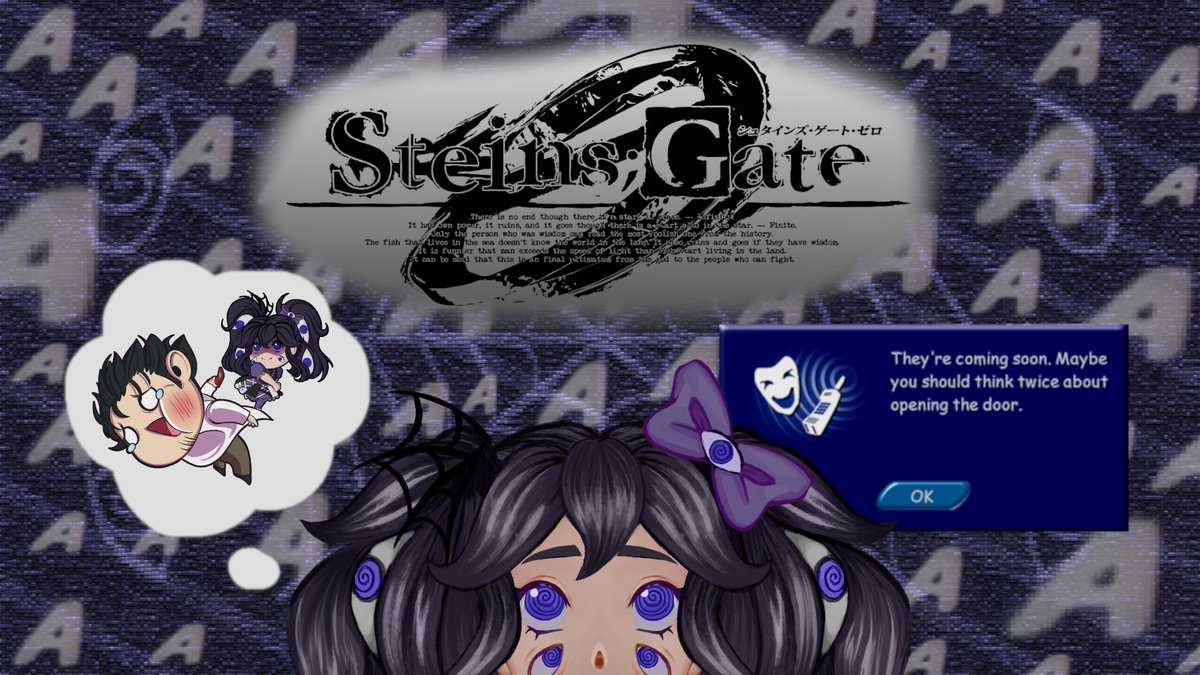 CipherNovella's tweet photo. Going live with more Steins;Gate 0! https://t.co/pr7MbyOpGb