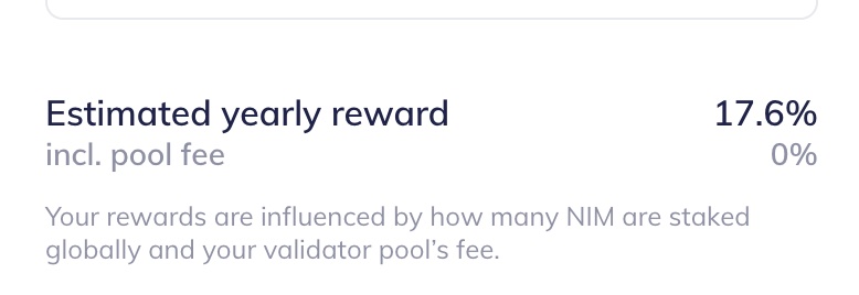 nim_dot_re's tweet image. With 17.6% APR and 0% pool fees, nim.re Staking Pool is the *most profitable pool* in the entire Nimiq network.
What&apos;s your excuse? Stake with us now! 😍