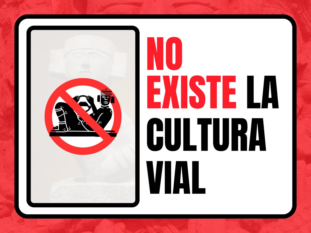 Si ven a algún activista, urbanista, "especialista", entidad de gobierno u organización de la sociedad civil hablar de "Cultura vial", ¡aléjense! 🚩🚩🚩🚩