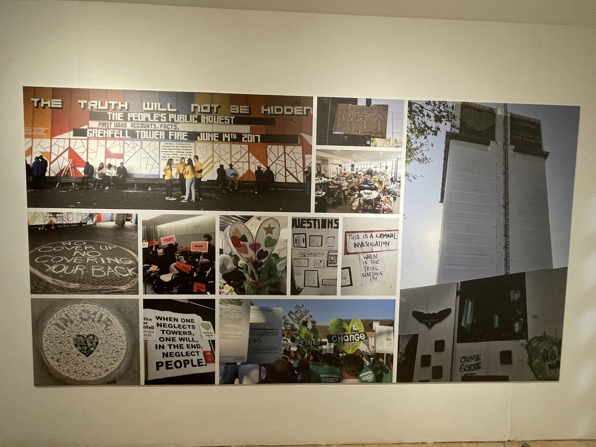 rupinder_hardy's tweet photo. @FloraCornish &amp; @Cathy_TwoHalves 
Thank you for inviting me to Grenfell, Writing on the Wall, tonight. It really took me back seeing the timeline. You’ve clearly detailed the community response against the official response, but I was pleased to see LBE within that 💚 https://t.co/u9xnOINdhr