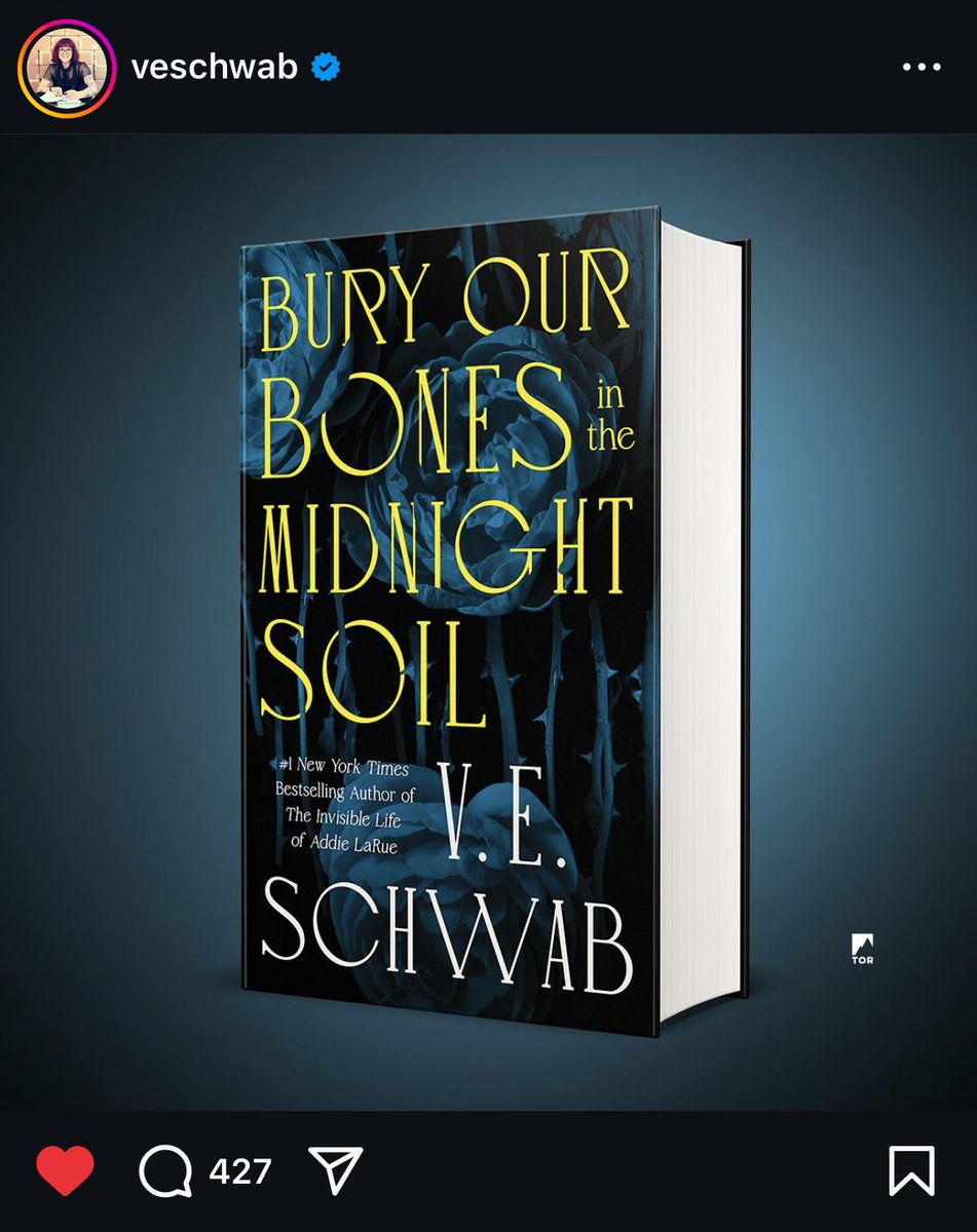 ninthfemme's tweet image. cover reveal for schwab’s lesbian vampire book … im so up