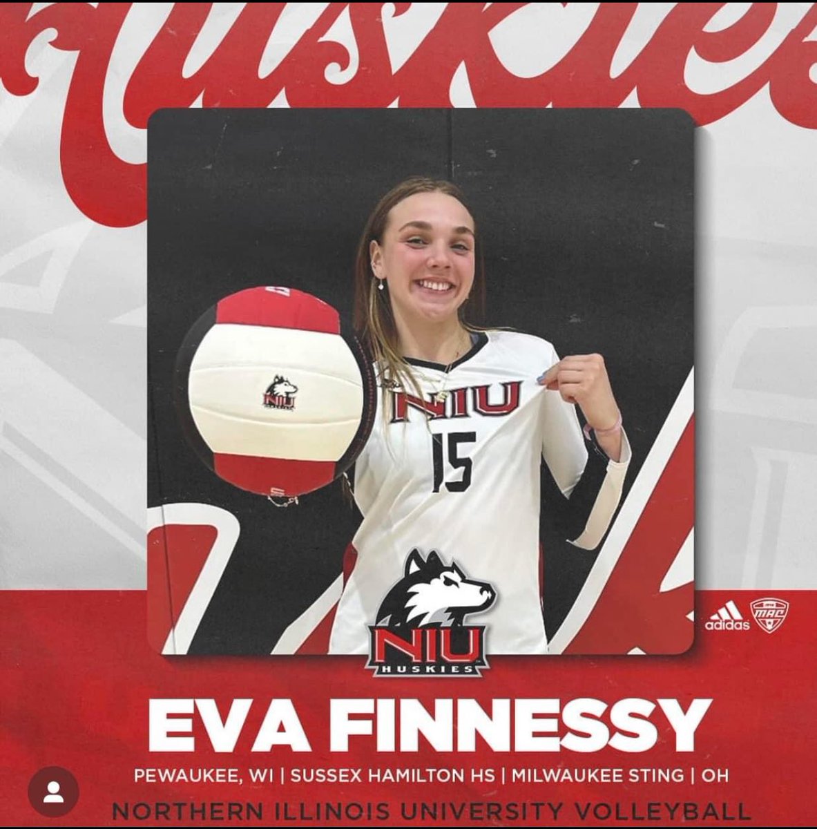 Milwaukee Sting 18 Gold-2025 (@mke_sting_gold) on Twitter photo Celebrating our Seniors‼️
Our <a href="/EvaFinnessy/">Eva Finnessy</a> 🤩
❤️1st Team All Conference
❤️All State - Second Team
❤️State Runner Up Division 1
❤️Team Captain
❤️AVCA All America Watch List
❤️WVCA All-Academic
❤️Signed to play <a href="/NIUVolleyball/">NIU Volleyball</a>
Congratulations Eva on an amazing year‼️ Celebrating our Seniors‼️
Our <a href="/EvaFinnessy/">Eva Finnessy</a> 🤩
❤️1st Team All Conference
❤️All State - Second Team
❤️State Runner Up Division 1
❤️Team Captain
❤️AVCA All America Watch List
❤️WVCA All-Academic
❤️Signed to play <a href="/NIUVolleyball/">NIU Volleyball</a>
Congratulations Eva on an amazing year‼️