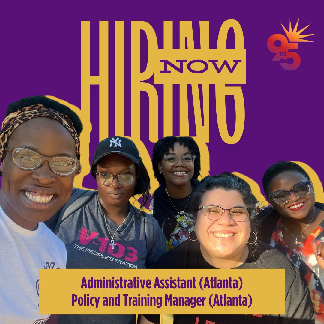 9to5georgia's tweet photo. Our team is growing! 🌱 We are hiring two positions here in our Georgia team: Admin Assistance &amp; Policy and Training Manager! Come join our team! You can find the job descriptions and the applications on our website: https://t.co/h8mT91Sdla https://t.co/kwGXldQNx1