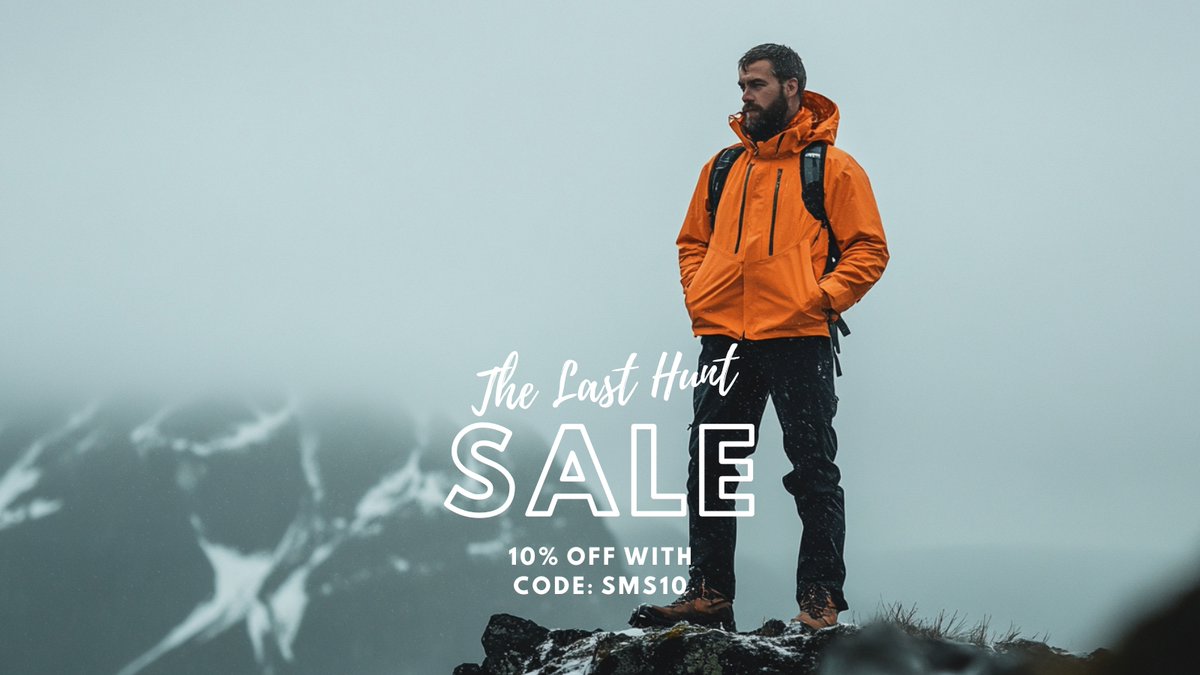 🌟 Big adventures start with big savings! Take 10% OFF on outdoor gear at #TheLastHunt using code SMS10. 🏕️ Get your essentials today!
Shop here 👉ow.ly/azXU50UaEtV

#OutdoorGear #HikingGear #NatureLovers #AdventureAwaits #CampingEssentials #Savings
