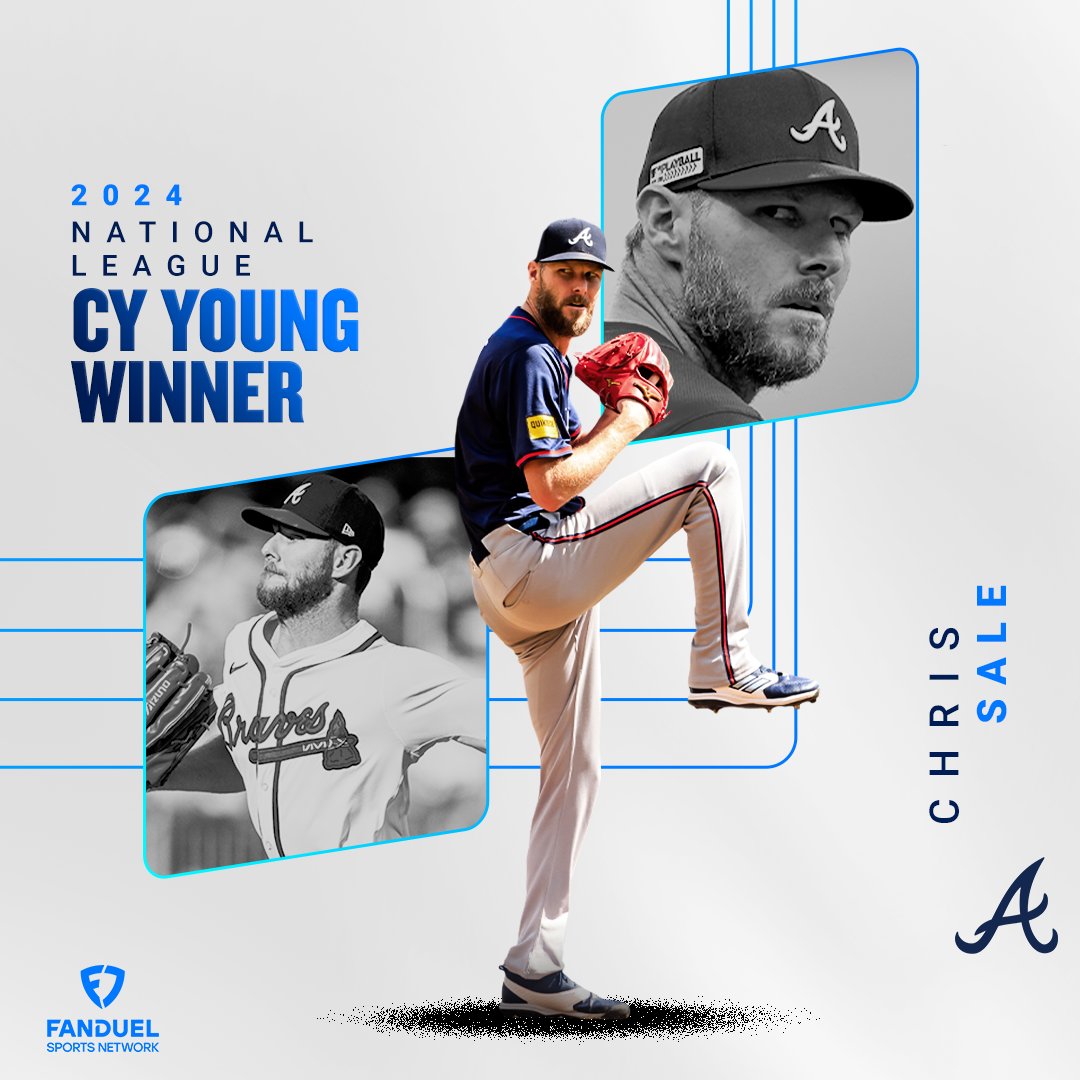 𝐂𝐲 𝐒𝐚𝐥𝐞🏆

Chris Sale wins his first-ever Cy Young award.