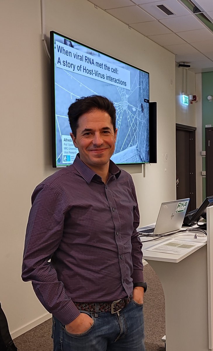 esagredo's tweet photo. It was amazing to share and listen to @Alf_Castello at the @scilifelab Spotlight seminar series yesterday. Very inspiring, engaging and cool science done by him and his team @castello_lab. 
Hope to see you soon and thanks for sharing with us in Sweden 🇸🇪 @pelechanolab. https://t.co/DnGVssFg71