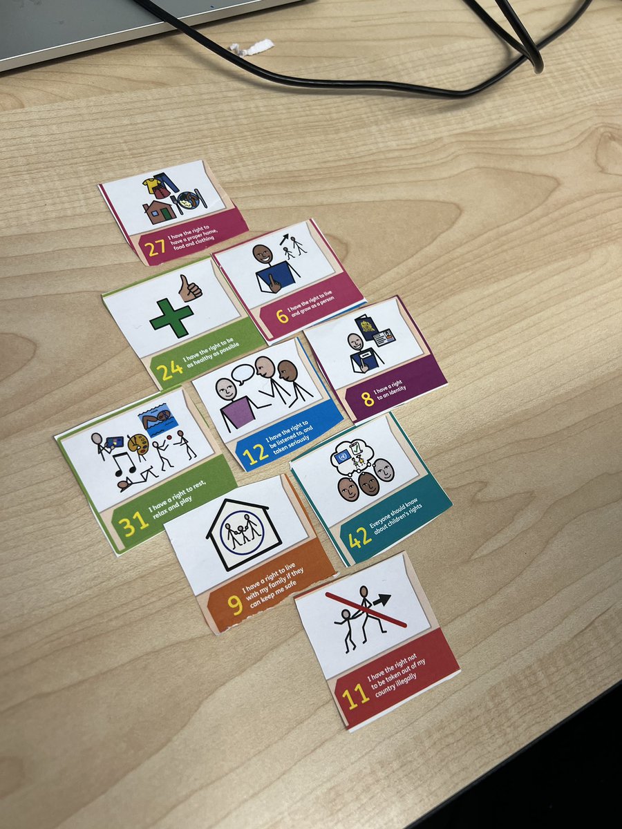 livteachcreate's tweet image. We marked #WorldChildrensDay by learning about the #UNCRC Super proud of how much thought learners put into selecting the rights most relevant to them 💎9️⃣ Interestingly, everyone picked article 12 - the right to be listened to and taken seriously #ListenToTheFuture @UNICEF