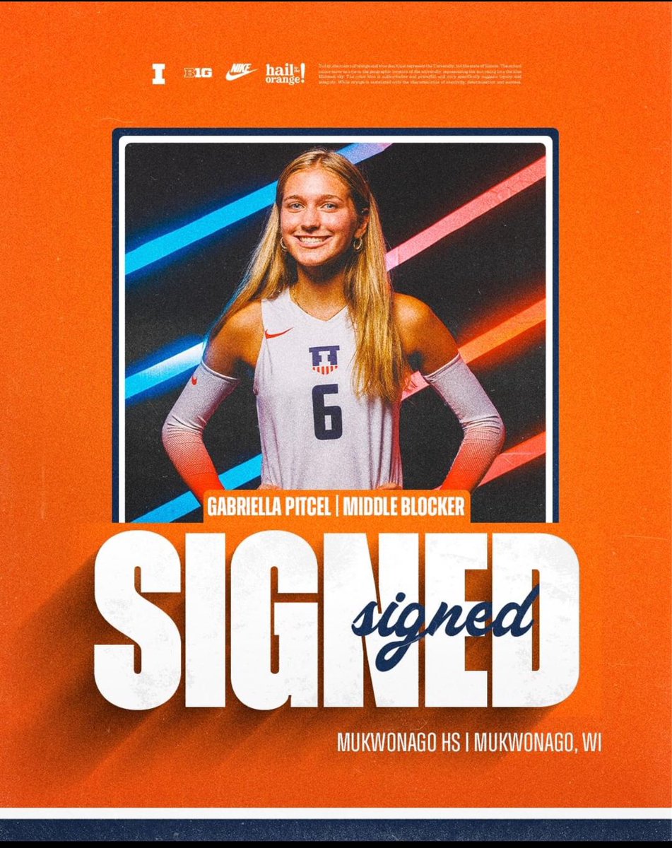 Milwaukee Sting 18 Gold-2025 (@mke_sting_gold) on Twitter photo Celebrating our Seniors❣️
Our <a href="/GPitcel/">Gabriella Pitcel</a> 🤩
💙Classic 8 Conference Player of the Year
🧡1st Team All Conference
💙1st Team All State
🧡WVCA State All Tournament Team
💙AVCA All American HM
🧡AVCA All Region
💙Signed to play <a href="/IlliniVBall/">Illinois Volleyball</a>
Congratulations GP on a great season❗️ Celebrating our Seniors❣️
Our <a href="/GPitcel/">Gabriella Pitcel</a> 🤩
💙Classic 8 Conference Player of the Year
🧡1st Team All Conference
💙1st Team All State
🧡WVCA State All Tournament Team
💙AVCA All American HM
🧡AVCA All Region
💙Signed to play <a href="/IlliniVBall/">Illinois Volleyball</a>
Congratulations GP on a great season❗️