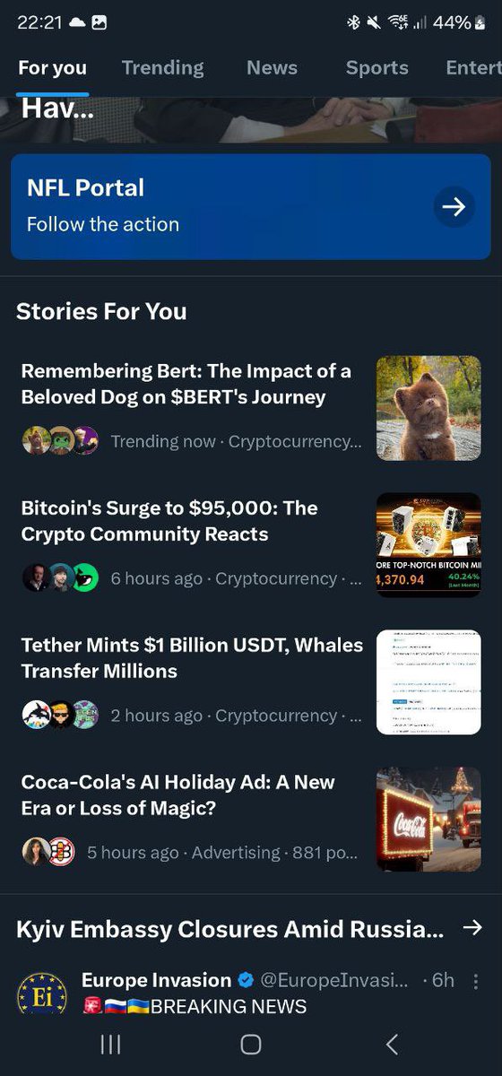 trader1sz's tweet image. $BERT is trending on X and the owner I believe has another article coming out in NYT soon. That’s two articles on him on a major news paper after making front page on first