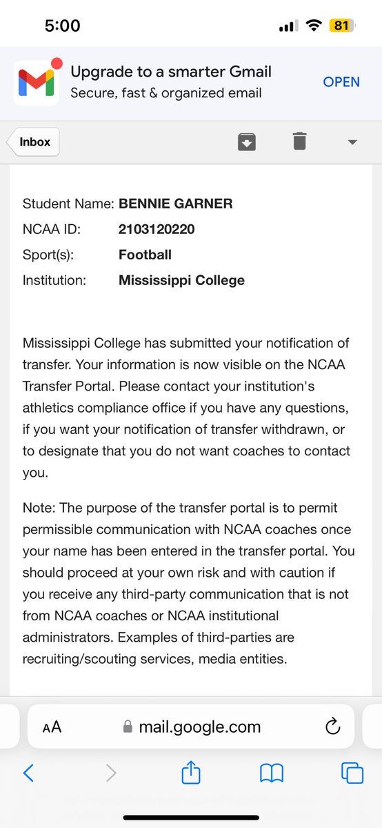 Caleb Garner tweet media